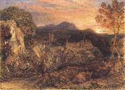 Samuel Palmer The Bellman oil painting on canvas